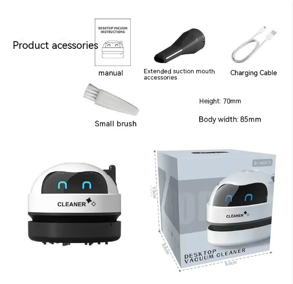 USB Desktop Vacuum Cleaner β view 4