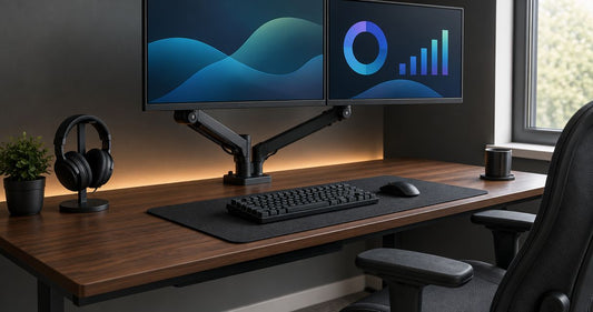 How to fix a dual monitor arm that keeps sagging