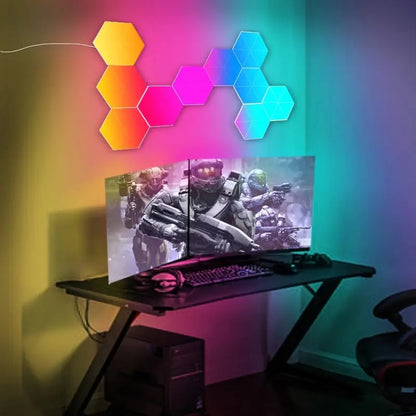 Hexagon LED Wall Light Set (3-Pack, App Control)