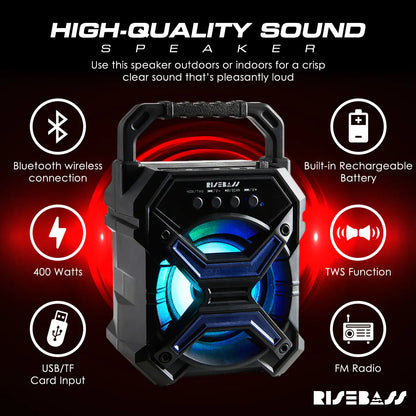 Light-Up Portable Bluetooth Speaker – view 3