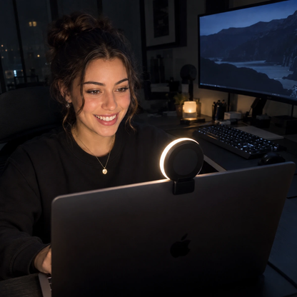Clip-On Ring Light for Laptop and Monitor, USB – view 2
