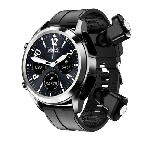 2-in-1 Smart Watch with Wireless Earbuds