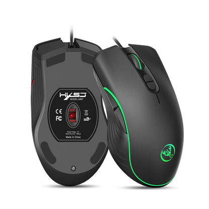 Glowing RGB Wired Gaming Mouse – view 3