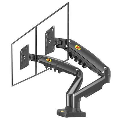 Dual Monitor Arm with Adjustable Gas Spring – view 6