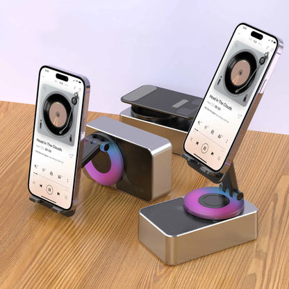 2-in-1 Foldable Phone Stand with Speaker – view 4