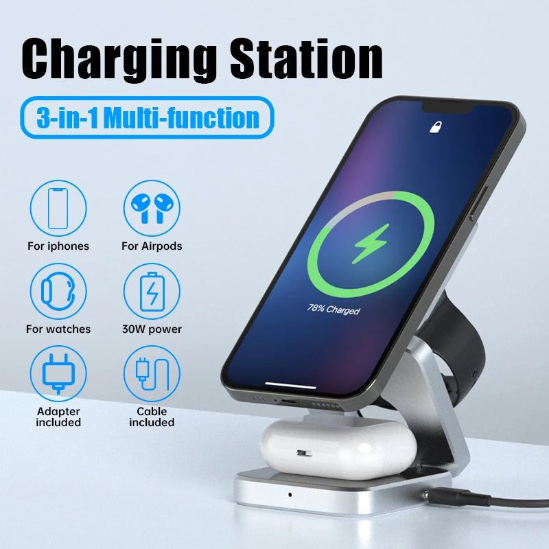 3-in-1 Wireless Charging Station – view 3